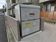 敷地内のゴミステーション