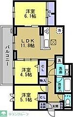 物件の間取り