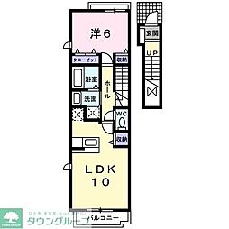 シャトレハイム3 1LDKの間取図画像