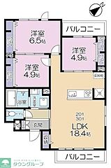 物件の間取り