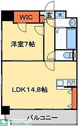 ArtGraceHill 1LDKの間取図画像