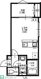 KEIAI RESIDENCE 我孫子 1LDKの間取図画像