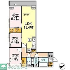物件の間取り
