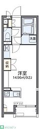 レオネクストホワイトヒルズ3 ワンルームの間取図画像