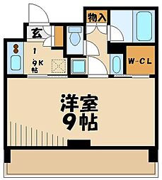 スタイリオ梶が谷 1Kの間取図画像