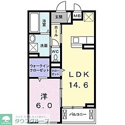 間取図画像 1LDK