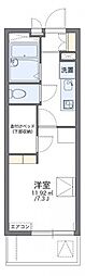 レオパレスブリエスト 1Kの間取図画像