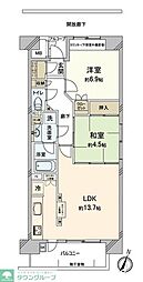 大宮中央パーク・ホームズ 2LDKの間取図画像