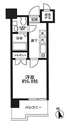 ドゥーエ川口 1Kの間取図画像