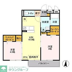 ILIOS 2LDKの間取図画像