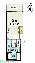 ユーフォリア東浦和 ワンルームの間取図画像
