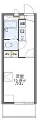 レオパレスクレスト 1Kの間取図画像