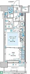 サンクレイドル川口並木 1DKの間取図画像