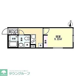 LUMIERE HATOGAYA 1Kの間取図画像