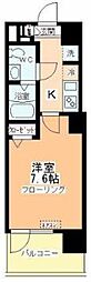 アルファコート西川口-19 1Kの間取図画像