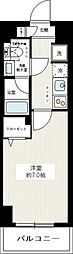 REXZY西川口AZ3 1Kの間取図画像
