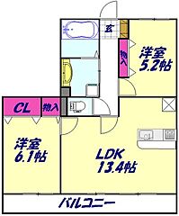 物件の間取り