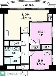 アルトピアーノ 2LDKの間取図画像