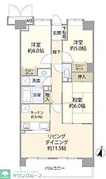 ザ・ウインベル与野 3LDKの間取図画像