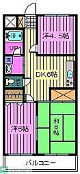 グレイスコジマ 3DKの間取図画像