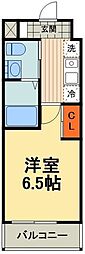 アクシーズグランデ蕨4マンション 1Kの間取図画像