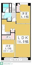 ペンタ・エマーブルTK加藤ビル5 2LDKの間取図画像