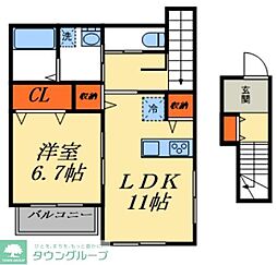 仮称田中様邸新築工事 1LDKの間取図画像