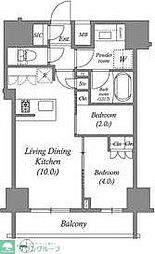 ACPResidence錦糸町 2LDKの間取図画像