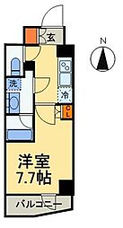 S-RESIDENCEHIKIFUNE 1Kの間取図画像