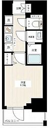 AZESTアオト 1Kの間取図画像