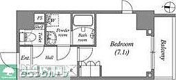 GRANPASEO両国South 1Kの間取図画像
