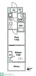 GRANPASEO押上八広 2Kの間取図画像