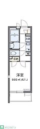 SmallRiver2 1Kの間取図画像