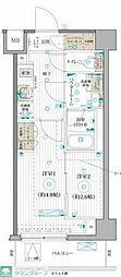 MAXIVCROSお花茶屋 1DKの間取図画像