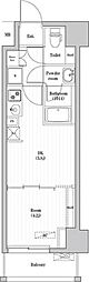 アーバンパーク押上 1DKの間取図画像