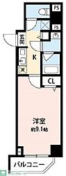 Gransite森下 1Kの間取図画像