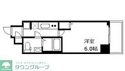 ジェノヴィアお花茶屋2スカイガーデン 1Kの間取図画像