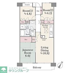 コースト・ヴィラ葛西臨海公園 3LDKの間取図画像
