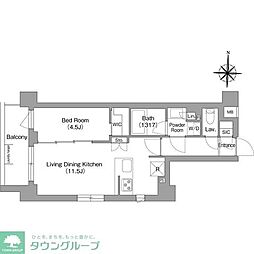 間取図画像 1LDK