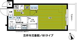 フェニックス吉祥寺弐番館 1Kの間取図画像