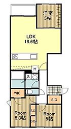 EDIT吉祥寺 3LDKの間取図画像