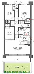 パークホームズ杉並善福寺川緑地 3LDKの間取図画像