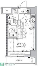 セジョリ武蔵関 1Kの間取図画像