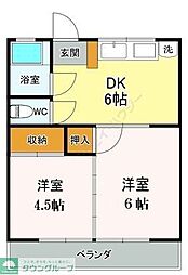 間取図画像 2DK