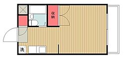ルミエール上砂第1 1Kの間取図画像