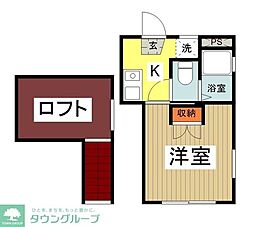 ガーデンコート豊田 1Kの間取図画像