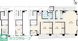 ヒルサイドテラス 2LDKの間取図画像