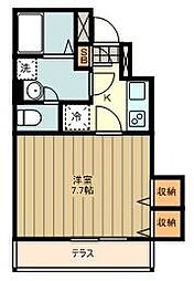 リブリ・さくらみち 1Kの間取図画像