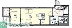 KLEIS八王子 1LDKの間取図画像
