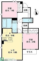 ヴィラ・コレマサNearly ZEH\\/ZEH Ready 2LDKの間取図画像